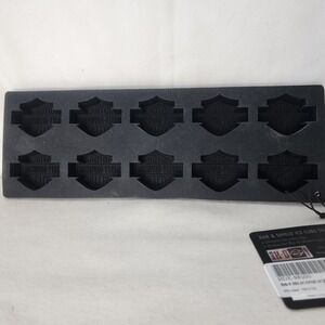 Harley-Davidson Bar & Shield Silicone Ice Cube Tray Black HDX-98500 New